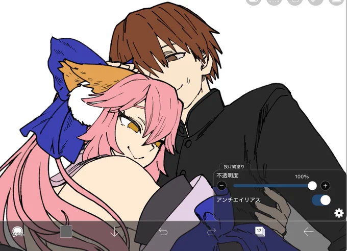 遊んでばっかじゃなくてちゃんと依頼絵もやってますよというwip