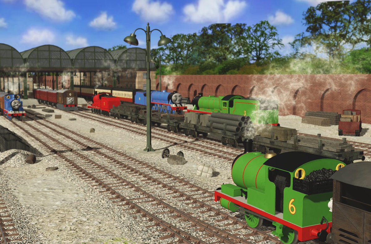 This is the Island of Sodor where Thomas and his friends live, 

It's at one end of my special Universe 🪐