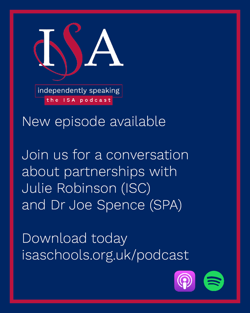 The Independent Schools Association (ISA) tweet media