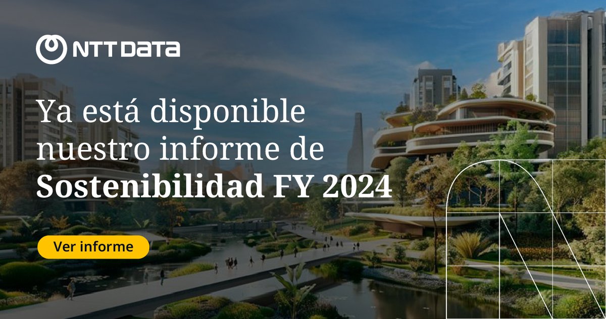 NTT DATA España (@nttdataspain) on Twitter photo En nuestro último Informe de Sostenibilidad FY 2.024, alcanzamos un 98% de uso de energías renovables en España, con garantía de origen, lo que ha supuesto una reducción de 1.425 tCO₂e (toneladas de dióxido de carbono equivalente). 
👉Descarga el informe  bit.ly/42JB1qK En nuestro último Informe de Sostenibilidad FY 2.024, alcanzamos un 98% de uso de energías renovables en España, con garantía de origen, lo que ha supuesto una reducción de 1.425 tCO₂e (toneladas de dióxido de carbono equivalente). 
👉Descarga el informe  bit.ly/42JB1qK