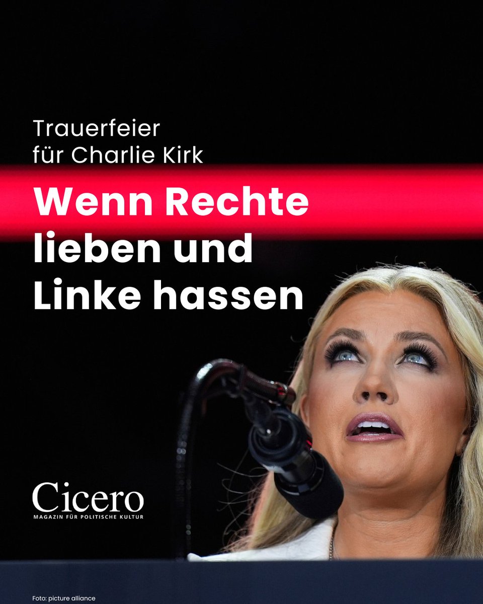Während Erika #Kirk dem Mörder ihres Mannes vergibt, poltert eine Pastorin in der ARD gegen Kritiker des #ÖRR – und wähnt sie mit dem Teufel im Bunde. Im wirren „Kampf gegen rechts“ ist den „Guten“ wirklich nichts mehr heilig.

Artikel lesen: tinyurl.com/2xj7p5cj.