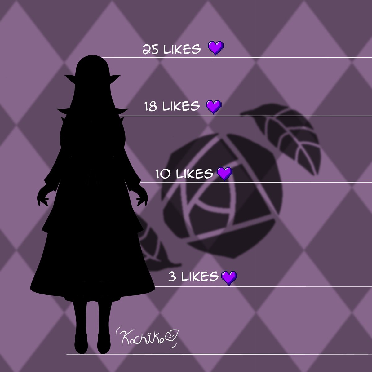 I finally have my design done (not a model but png)

How about you help me reveal her? 🥺

#vtuber