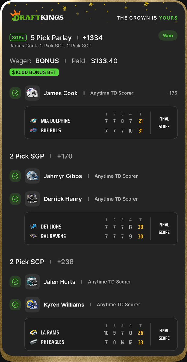 👀 The ATD Model went crazy this week!

This same model drove 100+ units ROI in the NFL last season for a small group. That same group is up over 37+ units this season with our model. 

🚨Now, for the first time ever, anyone can #OwnTheEdge

➡️ tinyurl.com/touchdownedge