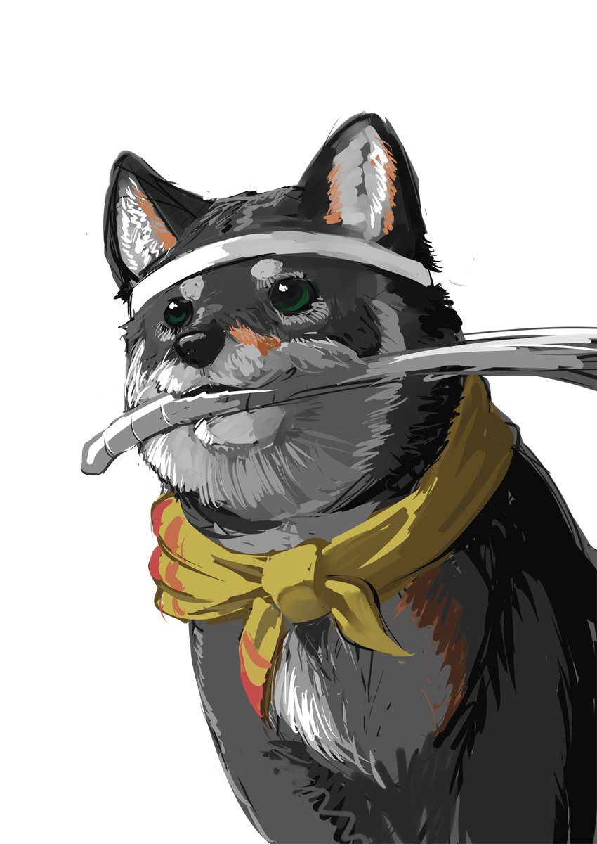 驚異の跳躍力
#しばのドッグタグ
#にじさんじ五十音順に描いたら渡会雲雀の時には画力上がってる説