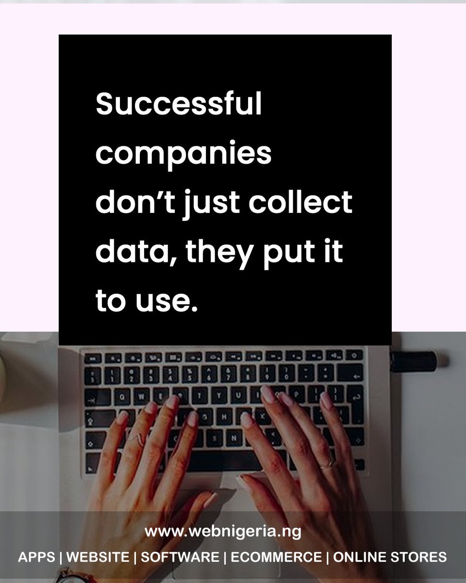 Web_Nigeria's tweet image. Don't opt out on Data analytics it isn’t optional anymore, it’s essential.
- Customer insight
- Personalization
- Trend forecasting
- Faster decisions
Unlock the Power of your Data - contact@webnigeria.ng
#WebNigeria #DataAnalyticsStrategy #BusinessIntelligence #DataDriven