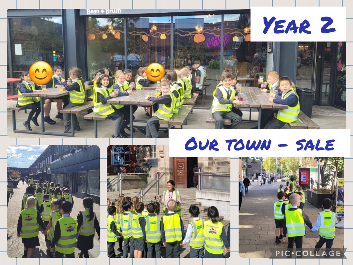 SpringfieldSPS's tweet image. Y2 enjoyed a tour of Sale as part of their learning about “Our Town”
Special thanks to @beanandbrush who kindly provided refreshments! #Y2 #KS1 #SaleTown #M33 #Schoolcommunity
#Wesupportandcare 🔴
#Togetherweareateam 🔵