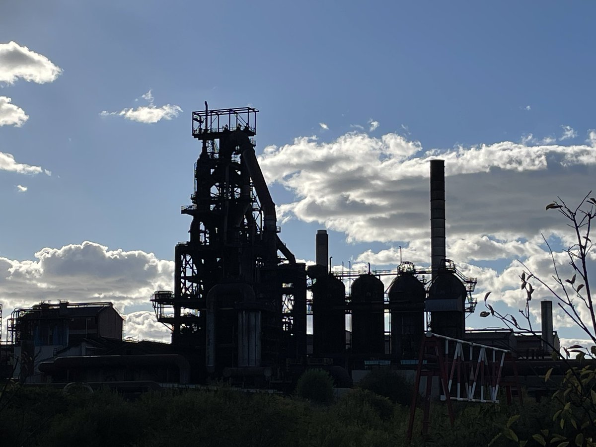 Pictures of the two now disused blast furnaces at Tata Steelworks, Port Talbot, S.Wales, taken yesterday. They will soon start dismantling them, so was keen to take images of these great industrial giants before they are gone.