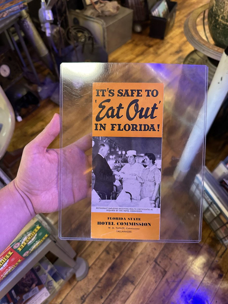 My “it’s safe to eat out in Florida” pamphlet has people asking a lot of questions already answered by my pamphlet
