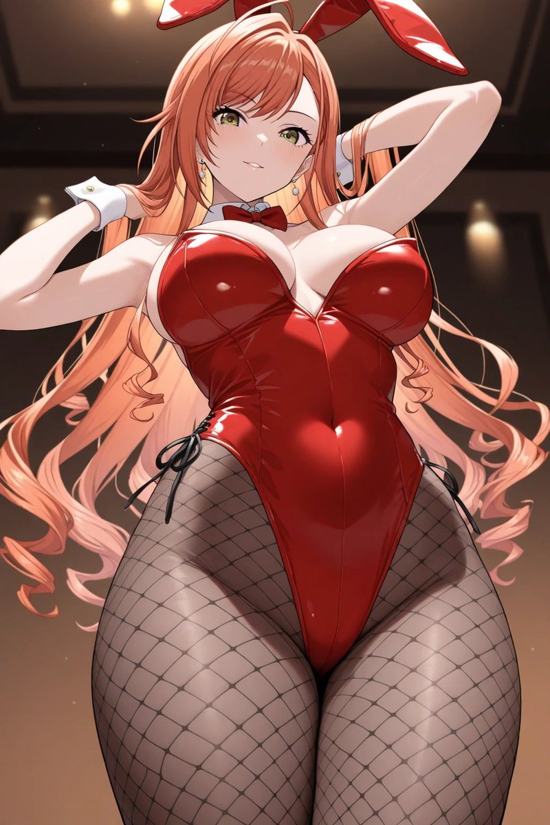 J'ai vu une très jolie demoiselle lapine se balader tout à l'heure, ça m'a donné une furieuse envie de l'imiter à ma manière..~ 🧡