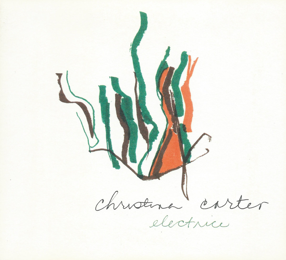 "Electrice" was another solo album from Texas outside folk singer/songwriter Christina Carter of the group Charalambides. Heavy and troubled vistas unfold like wind on the autumn prairies and brimming with past reflection and a sense of seasonal dread. Released in September 2006.