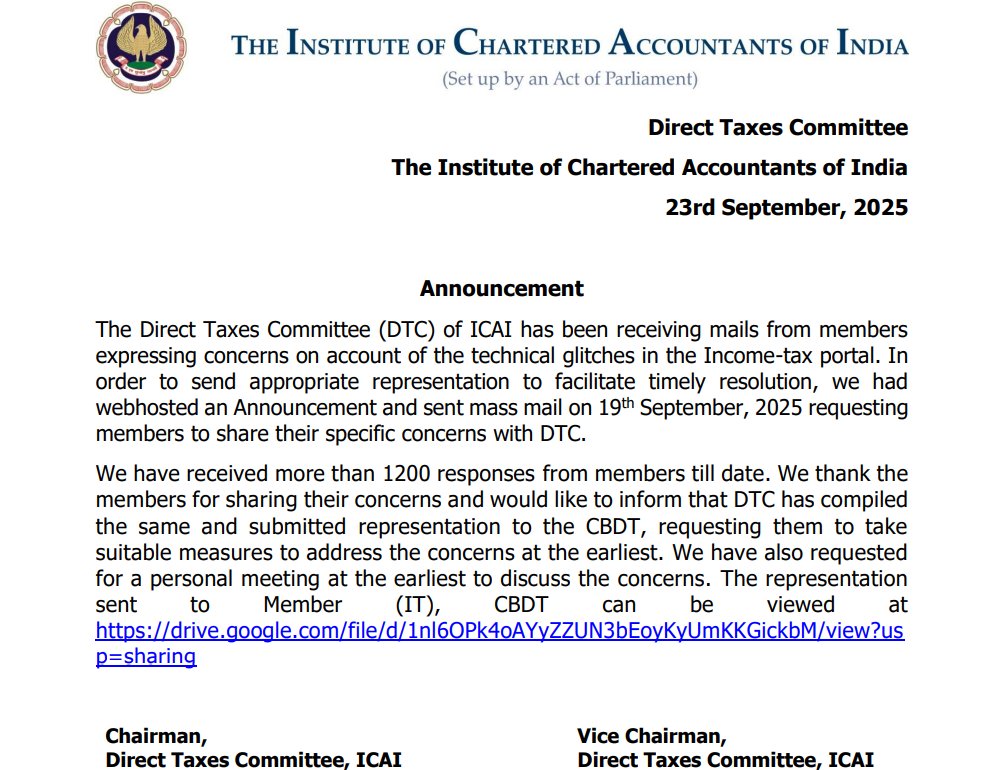 CANITINCHAWLA's tweet photo. Breaking Announcement 🔥🔥🔥From ICAI Direct Tax Committee 

Our Efforts will Work For Extension 

 #extend_ITR_TAR_duedates
#ExtendTaxAuditDueDate 
#extendduedateimmediately 
#extension_हक़_है_भीख_नहीं 
#ICAI