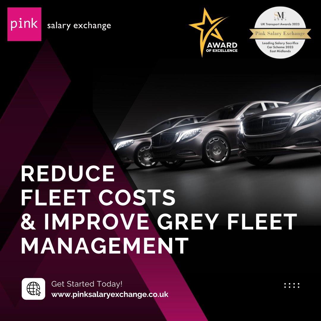 🚗⚡ Cut fleet costs and take control of your grey fleet with Pink Salary Exchange.

🔋Best lease deals
🔋EV availability
🔋Smarter salary sacrifice

🌐 bit.ly/3UaMdI2
📞 0116 2488 148
📧 enquiries@pinksalaryexchange.co.uk

#FleetManagement #EV #SalarySacrifice #CarLease
