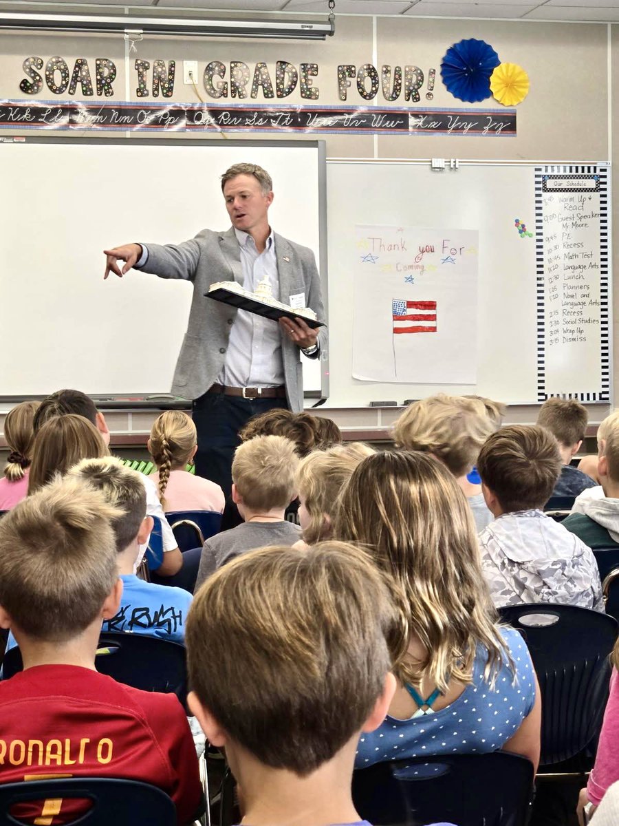 I had a great time visiting schools throughout the First District yesterday. Amazing kids! Amazing teachers! It’s always a great day to talk to the next generation and hear their thoughtful questions.