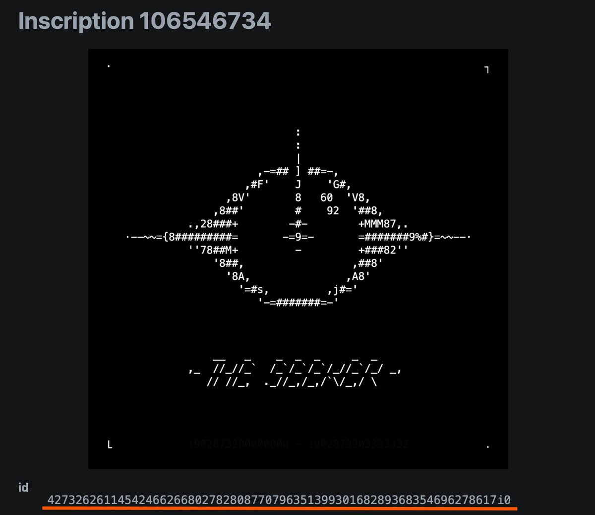 definitive proof that autism can't be beaten ✊

first ever bitcoin transaction with digit-only txid

1 in 12 trillion chance of such id to occur 🤯

trillions of attempts were made to find this gem

killed 2 pcs in the process💀 (rip <a href="/DAnTerBTC/">DAnTer</a> <a href="/gm7t2/">Greg</a> )

history has been made 👁️