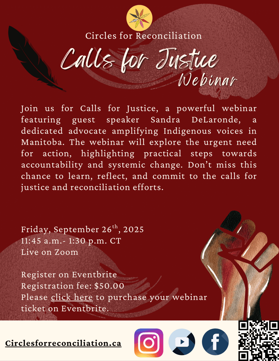 refugee613's tweet photo. Our friends at Circles for Reconciliation are hosting a webinar to help you take action in support of Indigenous peoples. Whether you’re looking for tips to create change or want to deepen your role in reconciliation, this event can help!

Learn more: https://t.co/KoHe9xpEHg https://t.co/uaLeBXLxkN