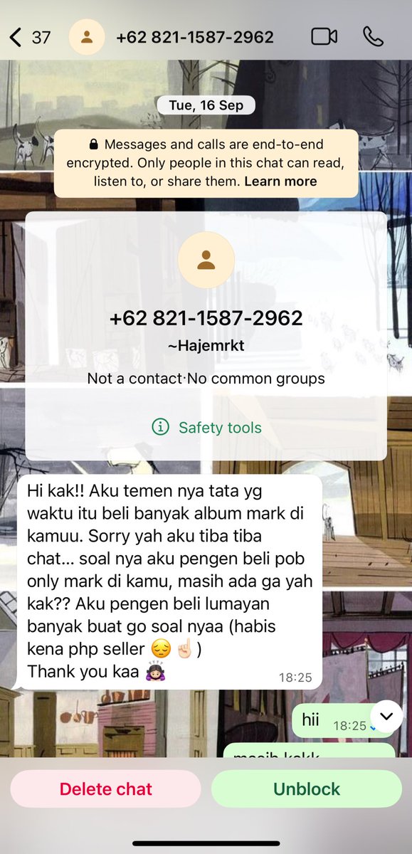 423mklee's tweet image. disclaimer!! help rt

pls note that i am not affiliated with sharah (+62 821‑1587‑2962) / tata (+62 822‑2684‑7975) from hajemrkt. 

it has come to my attention that tata who purchased album tff dari aku BELUM mengirim album2 yang sudah kukirim ke buyer.