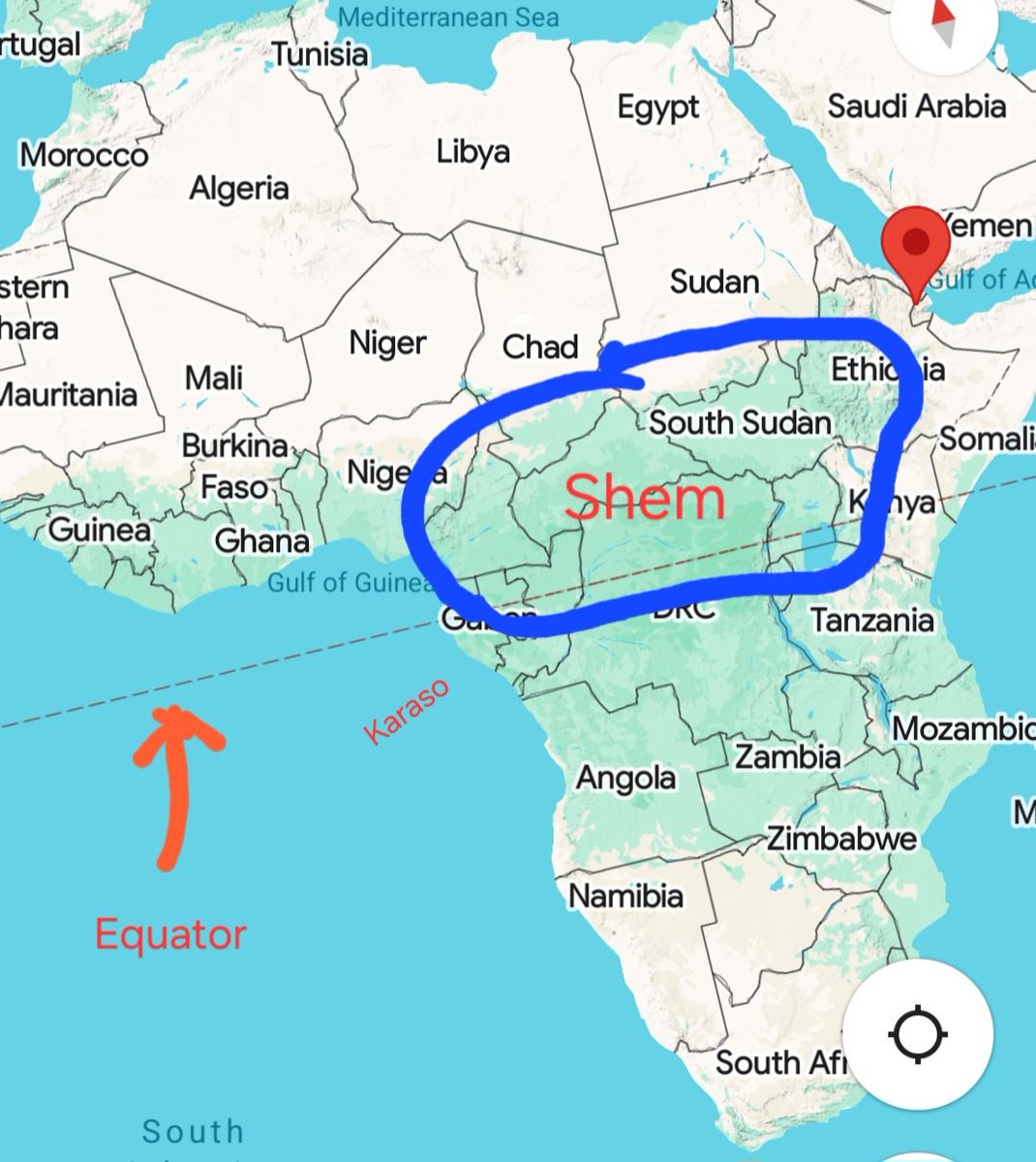 Csmooth2012's tweet image. The Holy land from the biblical assessment and other sources such as Jubilees appear to be the below circled portion of course this is rough estimate of the text.

The Israelites were wandering in the Afar desert which is eastern Ethiopia and Djibouti where Mousa Ali (Mt Nebo) is…