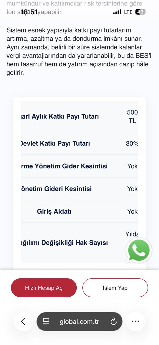 - Hangi Şirketten Bes Planı Oluşturmalıyım? 2 -

Daha önce yaptığım bu başlıktaki bu paylaşıma takipçilerim çok ilgi gösterdi ve bir sürü soru geldi. Bende ikinci önerimi yapmak istedim.

Önerim Global Menkul Değerler firması üzerinden açılan #bes #bireyselemeklilik planı 👍