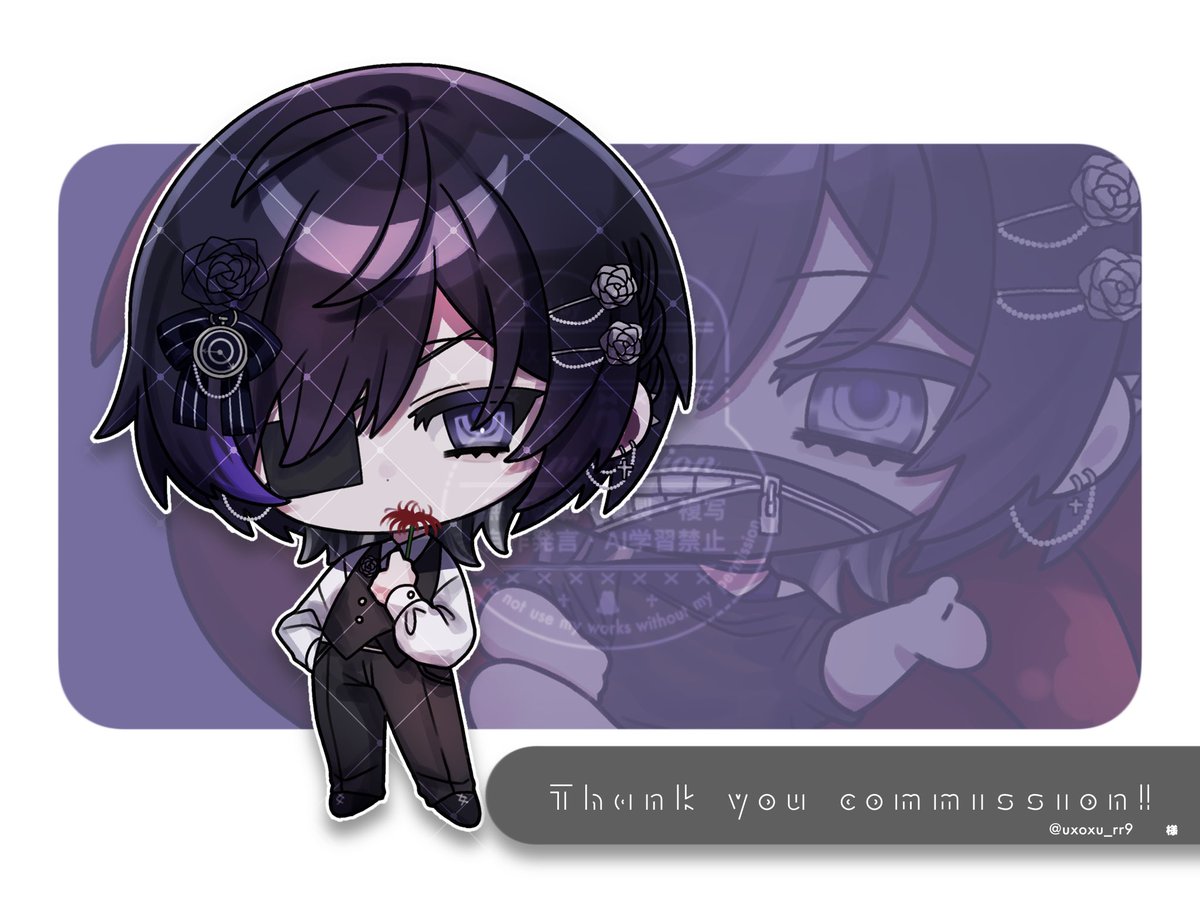 ⠀◸ 𝘄𝗼𝗿𝗸 ◿

⠀SDイラスト制作しました .ᐟ 🎂
⠀