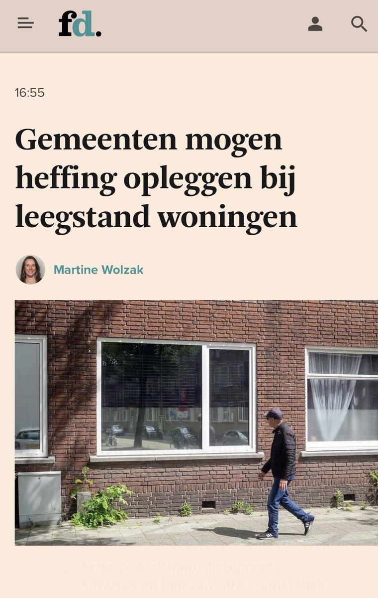 Het is niet uit te leggen dat tienduizenden woningen leegstaan. Dat doen profiteurs van de woningmarkt bewust. Dankzij GL-PvdA komt er nu een leegstandsheffing. Zo pakken we leegstand aan en komen er meer huizen om in te wonen!

🤝 <a href="/LucStultiens/">Luc Stultiens</a>