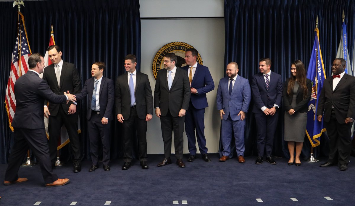 Congratulations to our newest Assistant U.S. Attorneys. Yesterday, U.S. Attorney Jason A. Reding Quiñones administered the oath of office, welcoming them into the mission of the Southern District of Florida: to Protect Americans, Restore Impartial Justice, and Defend the Rule of