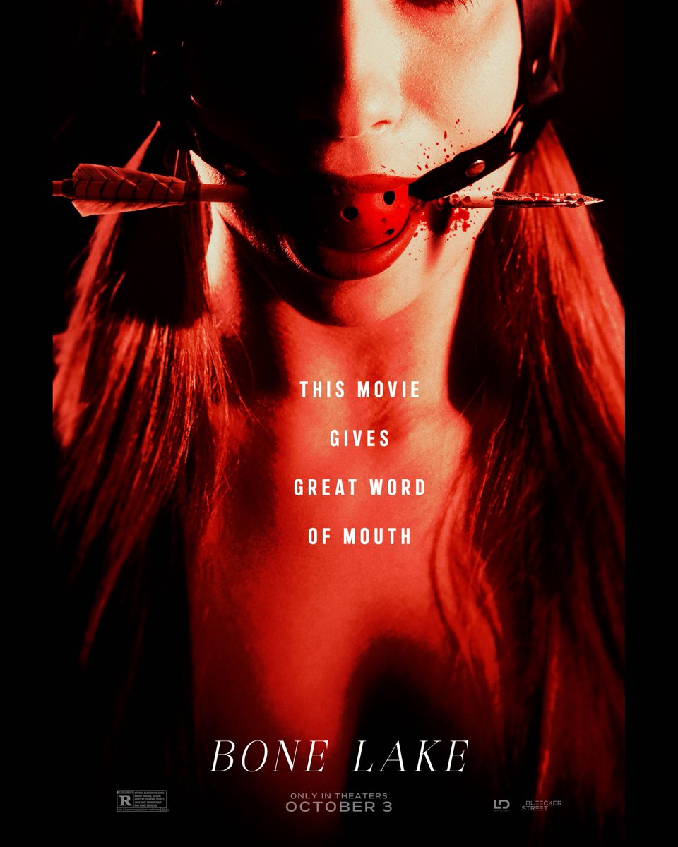 EXCLUSIVE: Dive into the chaos of BONE LAKE with this brand-new poster. A romantic getaway turns into a nightmarish maze of sex, lies, and manipulation. 
 
In theaters October 3.
 
@bonelakefilm <a href="/bleeckerstfilms/">Bleecker Street</a> @ldentertainment
 
#HorrorMovie #bonelake