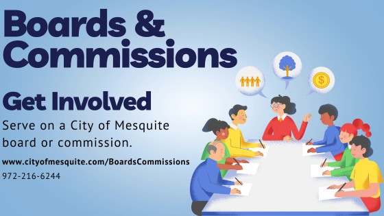 🌟 Want to make a difference in your community? 🌟 Join a board or commission with the City of Mesquite and help shape the future of our City! Apply soon!
To learn more and apply visit: bit.ly/467fBF2?utm_me…
