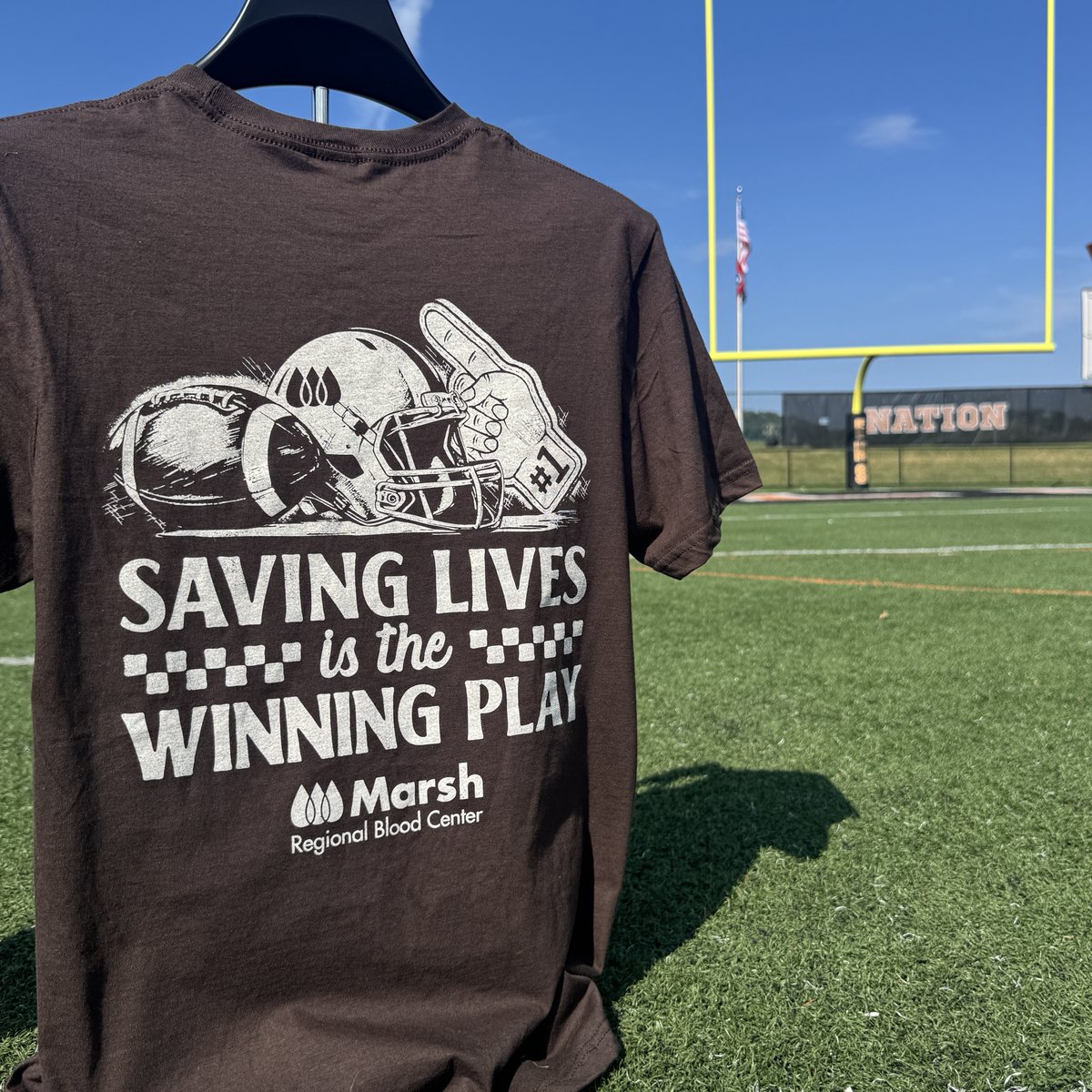 🙌Touchdown blood donors! Make an appointment by visiting marshblood.com 

🏈Find a mobile drive near you at marshblood.com/events