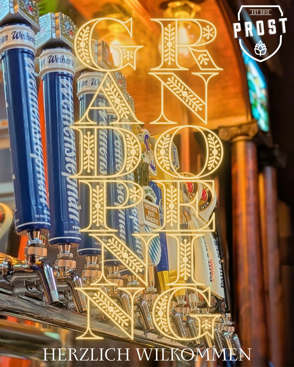 A new chapter in downtown begins! 🎉 Prost is celebrating the grand opening of their new #DowntownWichita location at 134 N. St. Francis. 🍻 Enjoy their full menu, market finds, and signature beer selection—the perfect spot to gather with friends and explore downtown.