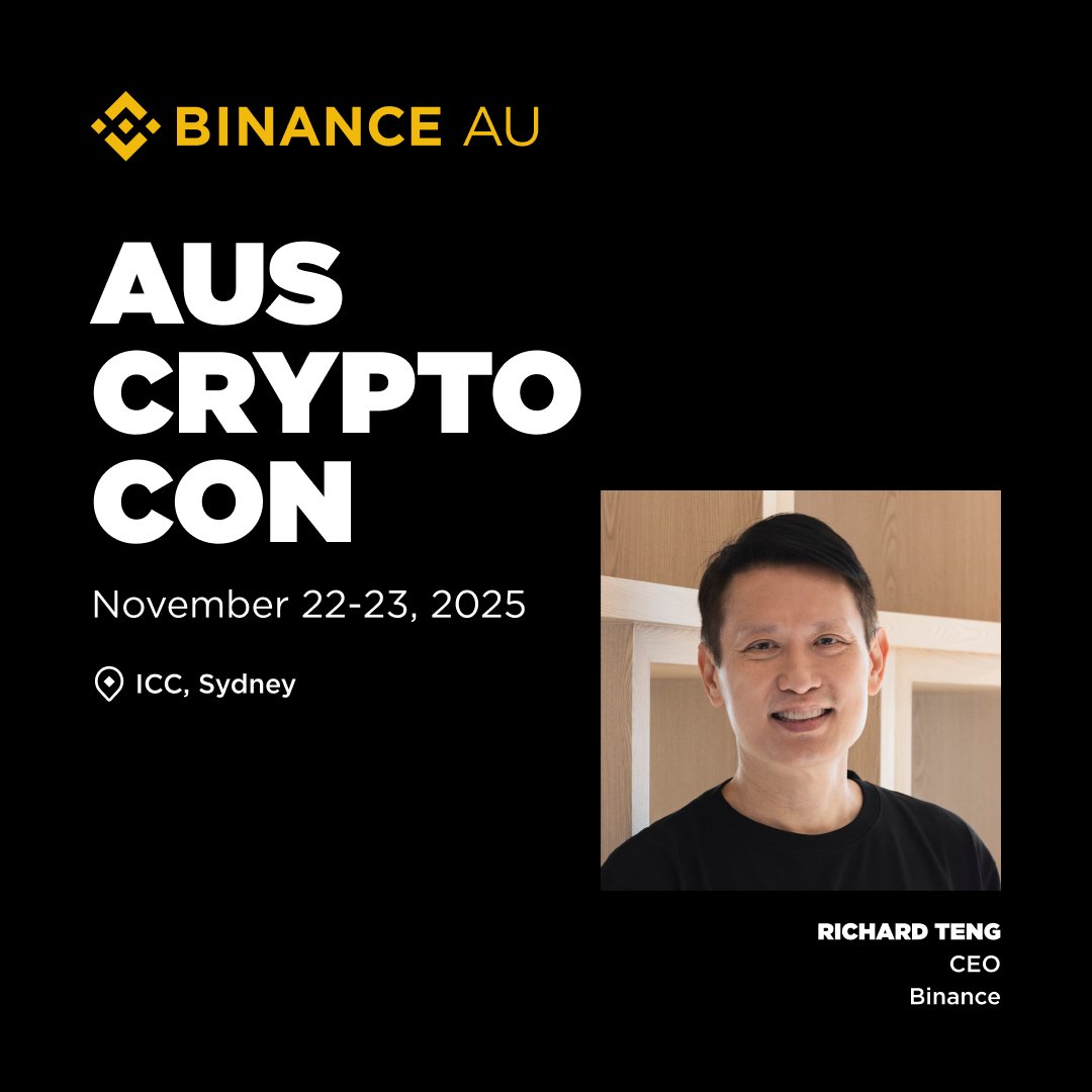 Richard Teng (@_richardteng) on Twitter photo Iโll be attending the Australian Crypto Convention @auscryptocon in Sydney on November 22nd & 23rd on behalf of <a href="/Binance_AUS/">Binance Australia</a>.
I canโt wait to meet many of our Australian users downunder! ๐ฆ Iโll be attending the Australian Crypto Convention @auscryptocon in Sydney on November 22nd & 23rd on behalf of <a href="/Binance_AUS/">Binance Australia</a>.
I canโt wait to meet many of our Australian users downunder! ๐ฆ