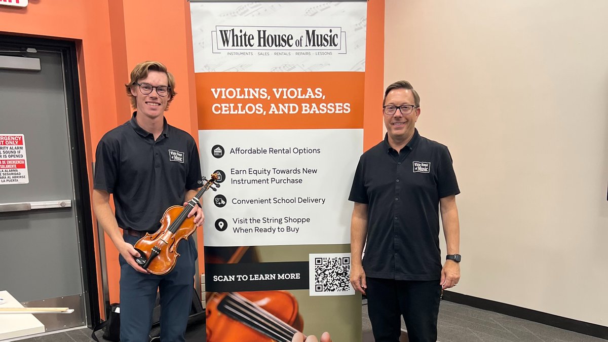 Last week, Chris and Zach White helped with the Greater Milwaukee El Sistema registration night. It's fun to see the new young musicians signing up to be part of the program this year!

#studentmusicians #MusicEducation #orchestra
#yourlocalmusicstore #MusicForLife 
#MusicMatters