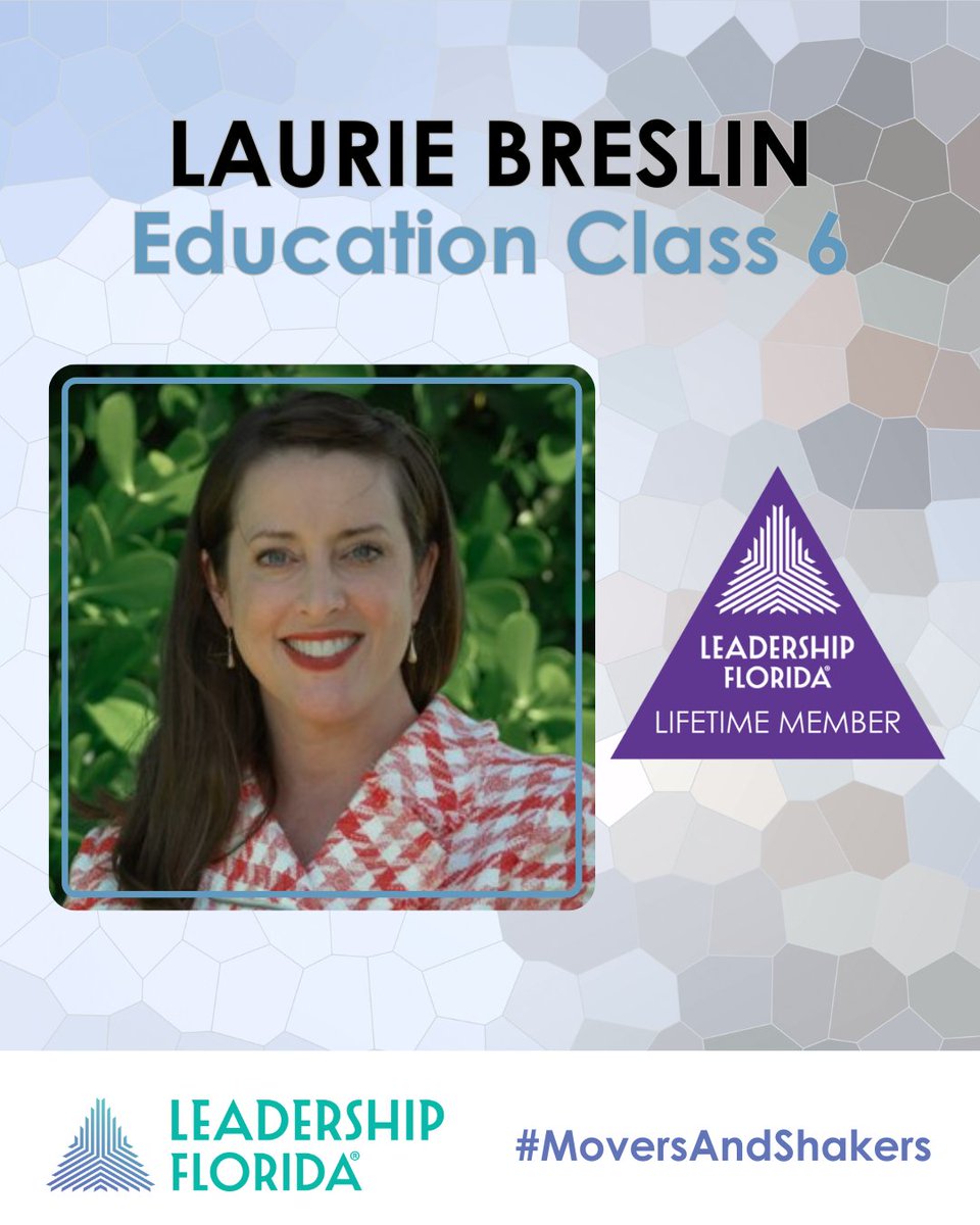 LeadershipFla's tweet image. Laurie Breslin (#EducationClass6 #ClasSix #CalusaRegion) was named Superintendent of Schools for Manatee County.