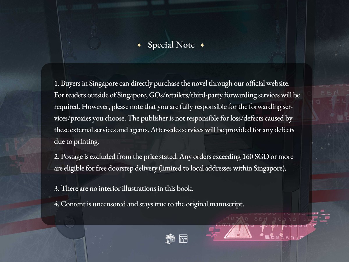 Rosmeihey's tweet image. #Rosmeiannouncement #rosmeipreorder
🏰Global Examination Vol. 2 (Pre-order)
⏰Pre-order period: 26/09/2025-20/10/2025
🔗Purchase link:
rosmeihey.top/products/globa…
📚For the synopses:
rosmeihey.top/pages/introduc…
Giveaway Promo：We will draw 1 reader from retweet to gift the Global…