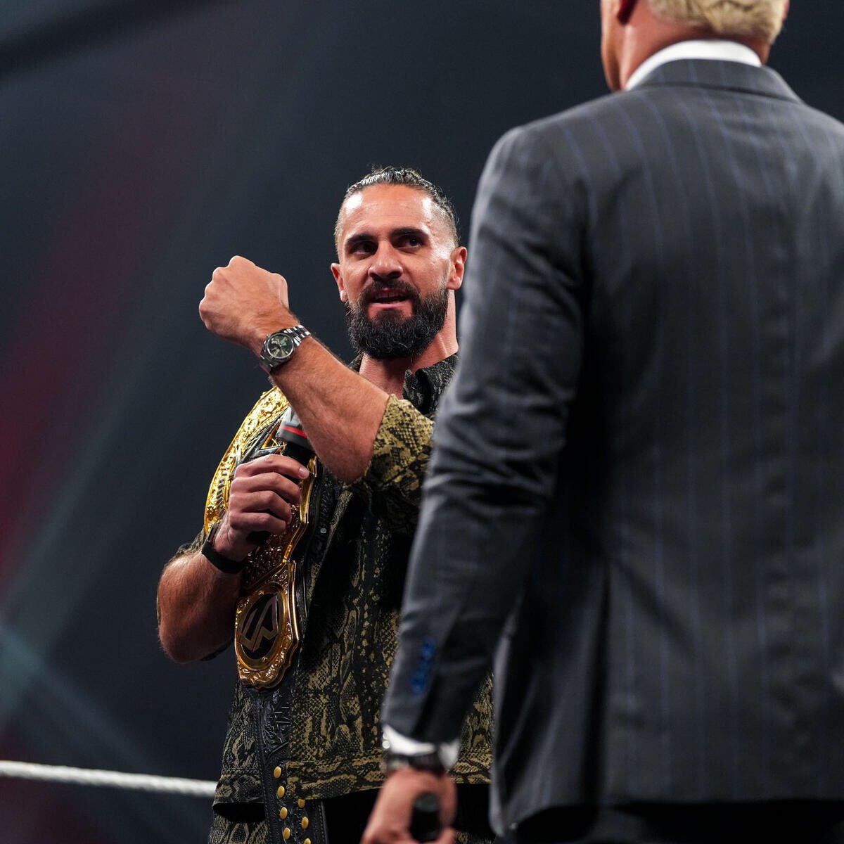 You see this gift that you gave me at Wrestlemania 40? I didn’t get to wear it until now. It shows how much we came far since and I want you to know that this vision is more than just a group. This future runs through ME, there’s no such thing as sharing the spotlight.