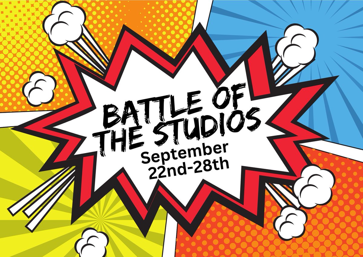Our second annual Battle of the Studios takes place from September 22 to 28. Get ready for a friendly competition to benefit your community buff.ly/yXcOuRG