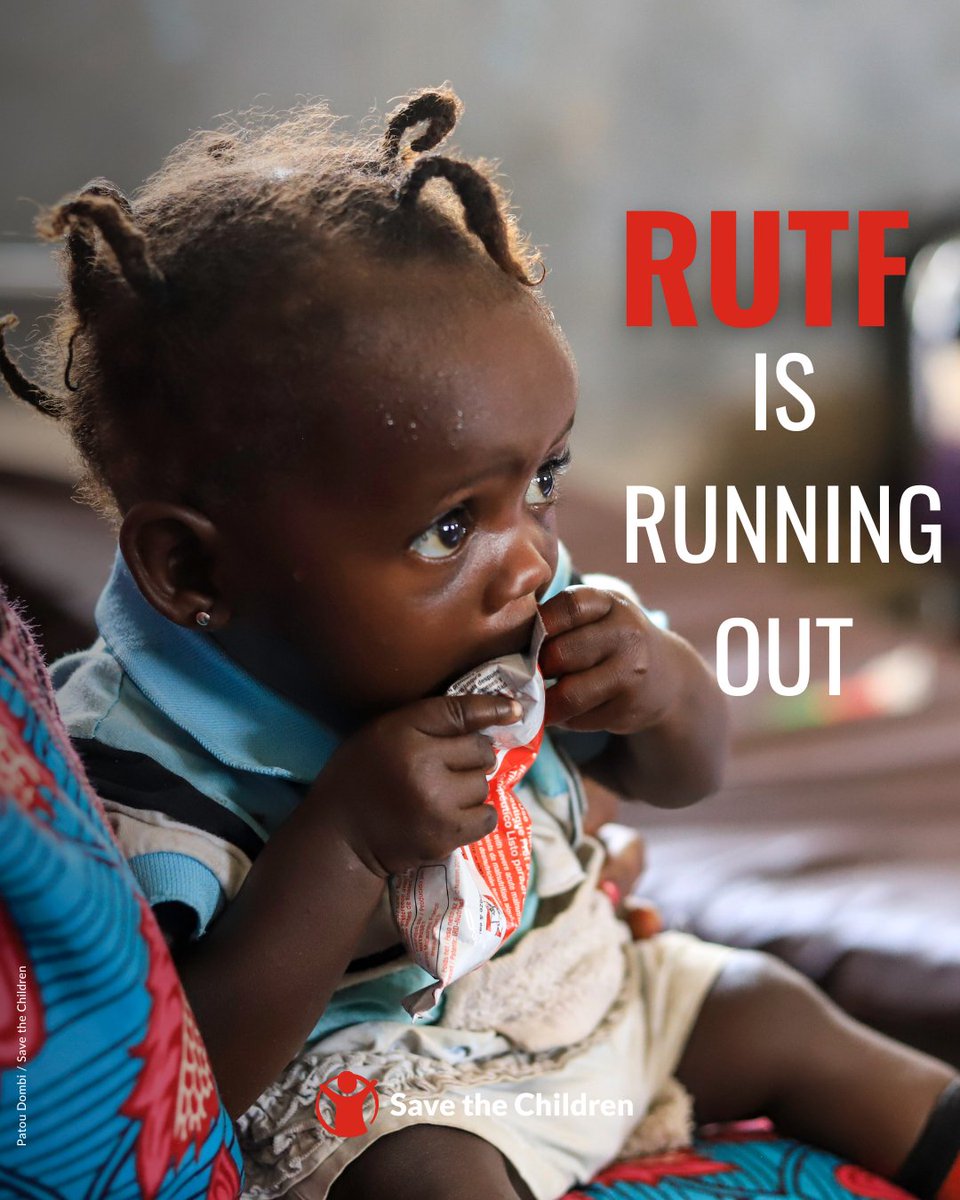 RUTFs (Ready-to-Use Therapeutic Food) are life-saving for children with acute malnutrition. But supplies in Nigeria are running out fast. Donor funding cuts are deepening the crisis. We need urgent action, support nutrition programs and help restore vital supplies.