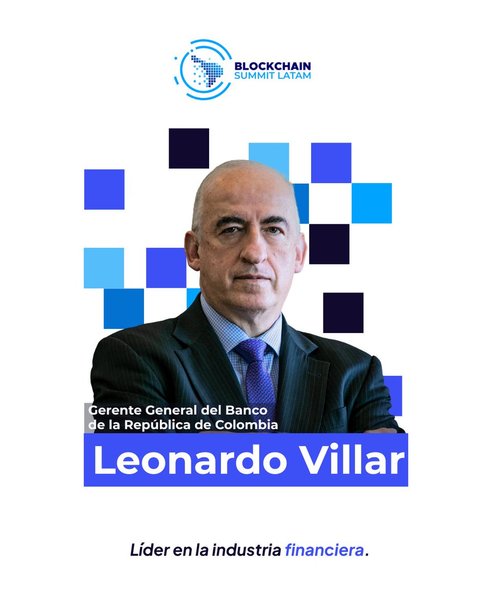 La infraestructura blockchain y la regulación no son opuestos: juntos crean nuevas oportunidades.
Leonardo Villar, Gerente General del Banco de la República de Colombia, compartirá su visión en #BSLatam2025
📍 Universidad <a href="/EAFIT/">Universidad EAFIT</a>  Medellín
📅 12, 13 y 14 de noviembre