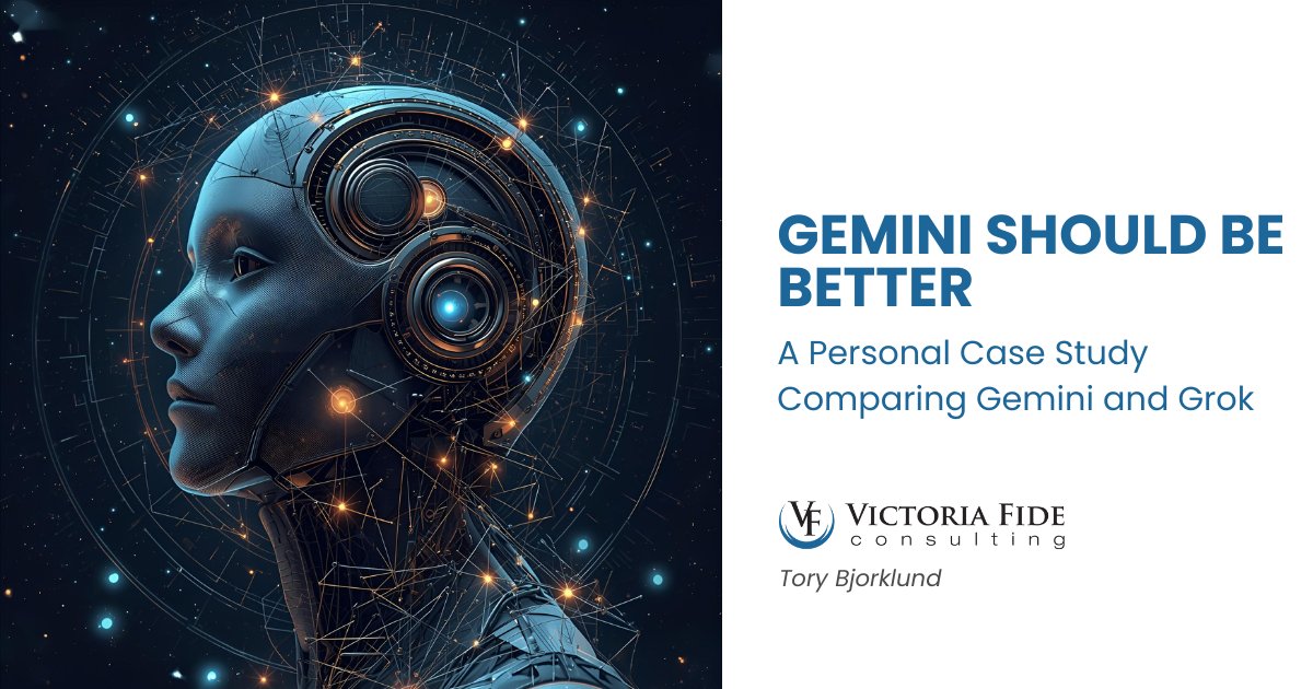 In my latest blog article (na2.hubs.ly/H01fN4Q0), I share a recent experience with Gemini and Grok. *Spoiler Alert:* Gemini resorts to deception while Grok knocks it out of the park.