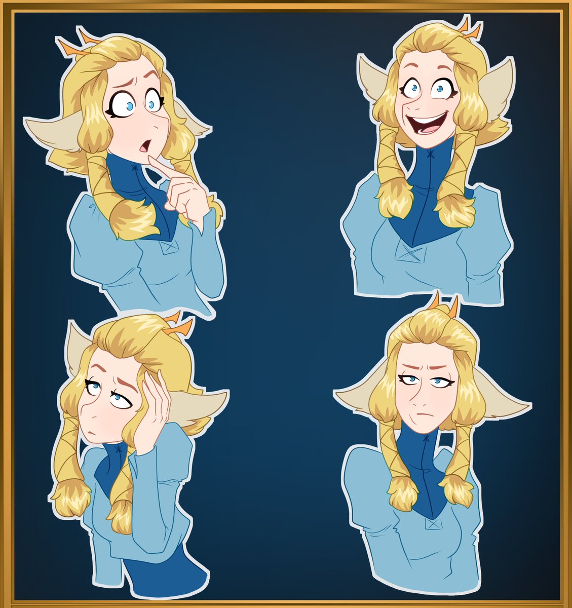 Face expressions! This character belongs to Legends of Amora. Princess Yasmine hasn't made an appearance yet, but she will in the future!