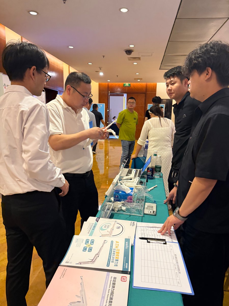 WellCareMedTech's tweet photo. WELLO at 9th Wuhan Colorectal Conf 🎯
Live demo of our minimally invasive ligation device 
= precision + safety + strong clinical outcomes.
More here👇
https://t.co/hNfzIqf4Fk
#WELLO #MedicalInnovation #ColorectalCare #MinimallyInvasive#medicaldevices#wellomedical#wellcaremedical https://t.co/4sB8MvdBex