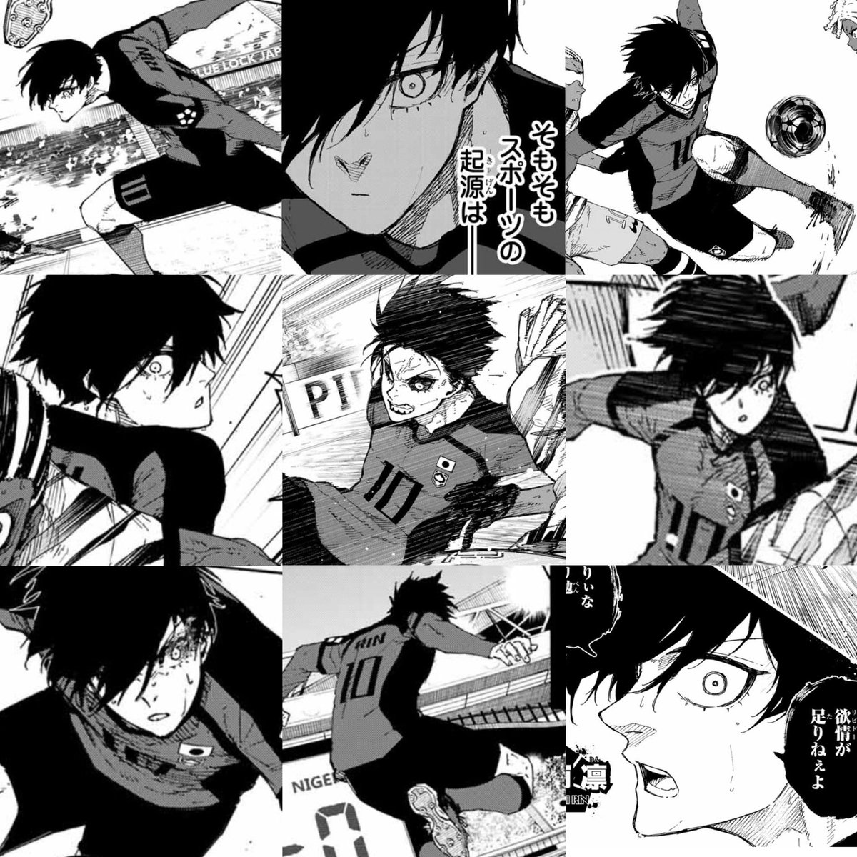 seishirobear's tweet photo. blessed with many rinrin panels 🥹 look at him go!!!! https://t.co/A8oCUK4r1M