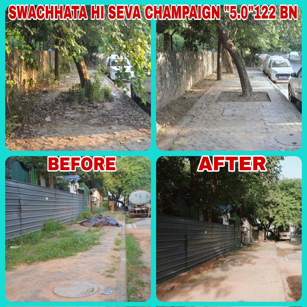 122 BN, CRPF, New Delhi (@commandant122b1) on Twitter photo - *Cleanliness Drive*: "Participated in a cleanliness drive today and the impact of collective efforts can be seen . Let's keep our cities and surrounding clean #SwachhBharat #
<a href="/crpfindia/">🇮🇳CRPF🇮🇳</a>
<a href="/HMOIndia/">गृहमंत्री कार्यालय, HMO India</a>
<a href="/PIBHomeAffairs/">PIB - Ministry of Home Affairs</a>
<a href="/PMOIndia/">PMO India</a>
<a href="/DARPG_GoI/">DARPG 🇮🇳</a>
<a href="/SwachhBharatGov/">Swachh Bharat Urban</a>
<a href="/SwachBharat/">Swachh Bharat</a> - *Cleanliness Drive*: "Participated in a cleanliness drive today and the impact of collective efforts can be seen . Let's keep our cities and surrounding clean #SwachhBharat #
<a href="/crpfindia/">🇮🇳CRPF🇮🇳</a>
<a href="/HMOIndia/">गृहमंत्री कार्यालय, HMO India</a>
<a href="/PIBHomeAffairs/">PIB - Ministry of Home Affairs</a>
<a href="/PMOIndia/">PMO India</a>
<a href="/DARPG_GoI/">DARPG 🇮🇳</a>
<a href="/SwachhBharatGov/">Swachh Bharat Urban</a>
<a href="/SwachBharat/">Swachh Bharat</a>