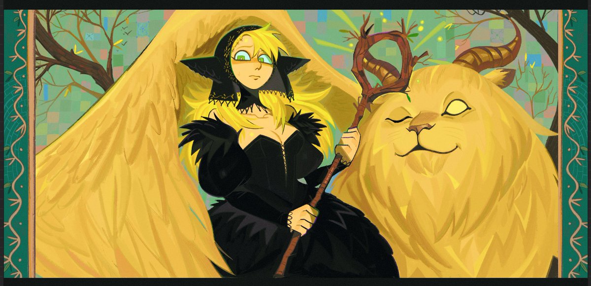 Marcille and the winged loin