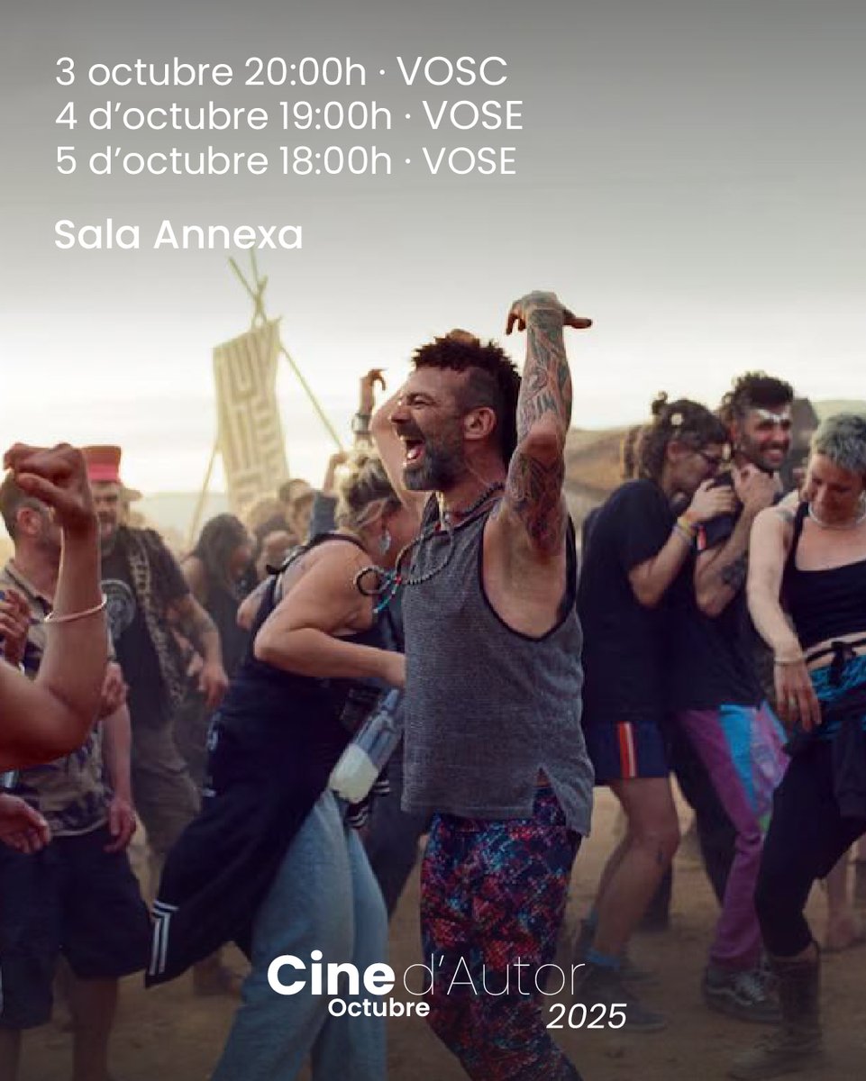 Sirat, d'Óliver Laxe, ara a la #Cartellera del <a href="/cinemaprincipal/">cinemaprincipal</a> 

🏆Premi del jurat al Festival de Cannes
🌟Representant d'Espanya a l'Oscar a Millor pel·lícula internacional

3 d’octubre 20 h - VOSC
4 d’octubre 19 h - VOSE
5 d’octubre 18 - VOSE