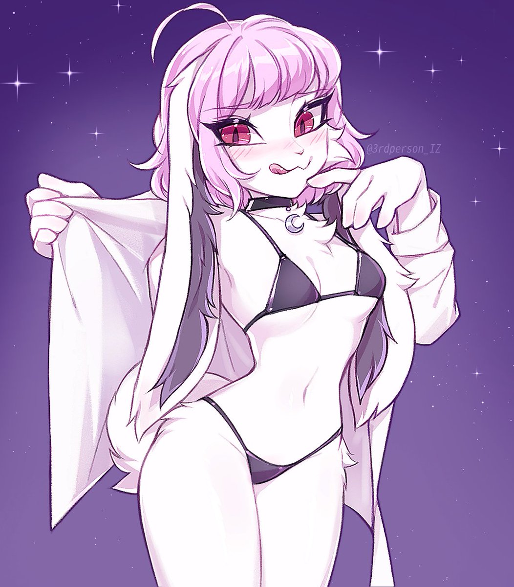 look at this bnuuy's tummy! 🩷