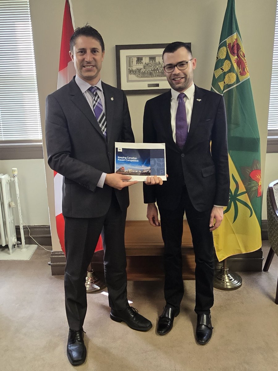 Michael Kram ๐จ๐ฆ (@michaelkramsk) on Twitter photo This morning I was pleased to meet with <a href="/MosaicCompany/">The Mosaic Company</a>'s Government and Stakeholder Relations Manager Jeremy Brick at my Parliament Hill office. We had an informative conversation about the importance of potash to Saskatchewan's economy and the need for more rail infrastructure This morning I was pleased to meet with <a href="/MosaicCompany/">The Mosaic Company</a>'s Government and Stakeholder Relations Manager Jeremy Brick at my Parliament Hill office. We had an informative conversation about the importance of potash to Saskatchewan's economy and the need for more rail infrastructure