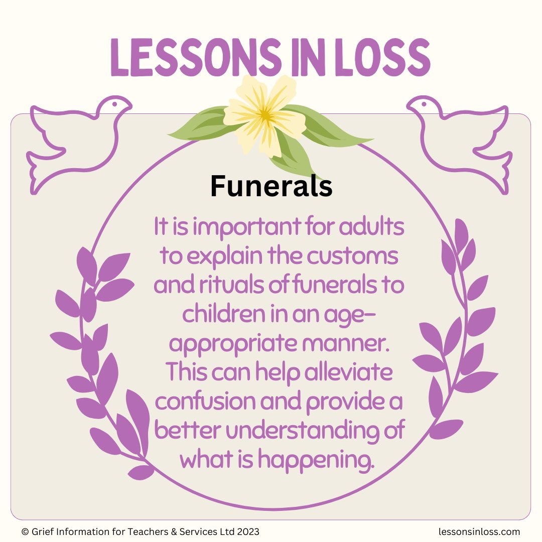 Lessons_in_loss's tweet image. Do you feel that children should be allowed to attend funerals? Please comment below. #grief #recovery #loss #lessonsinloss #trauma #traumasupport #smallbusiness #griefrecovery