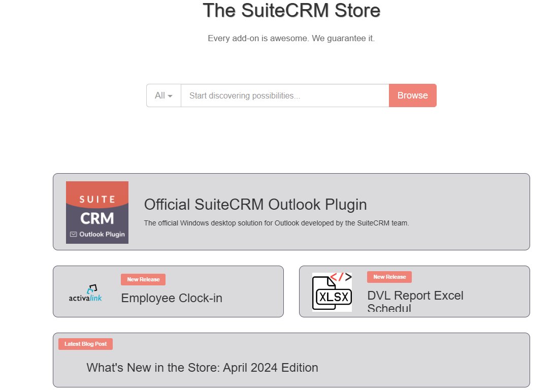 icestarmedialtd's tweet image. Visit the official SuiteCRM store to explore curated plugins designed to enhance your CRM experience, including solutions developed by IceStar Media as well as third-party providers.
store.suitecrm.com/?tag=mark7

#CRM #SuiteCRM #CustomSoftware