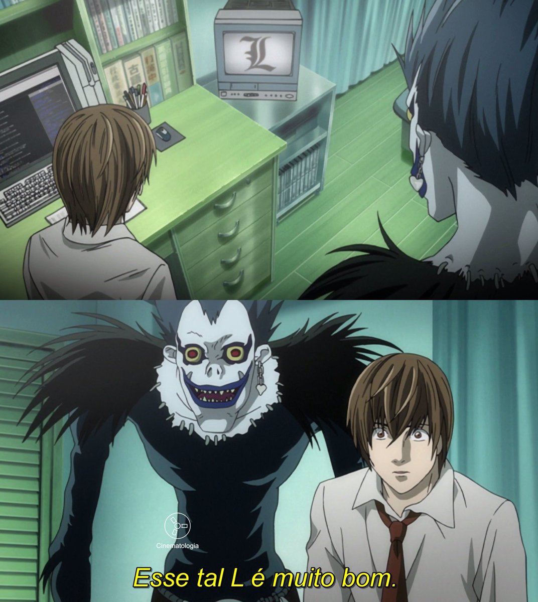 cinematologia's tweet image. Série: Death Note 
Criador: Tsugumi Ohba e Takeshi Obata 
Emissora Original: Nippon Television 
Ano: 2006 - 2007