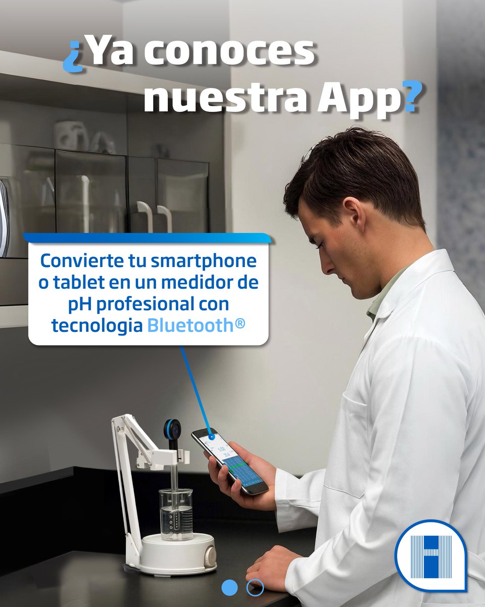 HannaEcuador's tweet image. 🔬 ¡𝐃𝐄𝐒𝐂𝐀𝐑𝐆𝐀 𝐇𝐀𝐍𝐍𝐀 𝐋𝐀𝐁 𝐀𝐏𝐏! 𝐲 𝐜𝐨𝐧𝐯𝐢𝐞𝐫𝐭𝐞 𝐭𝐮 𝐬𝐦𝐚𝐫𝐭𝐩𝐡𝐨𝐧𝐞 𝐞𝐧 𝐮𝐧 𝐦𝐞𝐝𝐢𝐝𝐨𝐫 𝐩𝐫𝐨𝐟𝐞𝐬𝐢𝐨𝐧𝐚𝐥. Ideal para calibrar, registrar, visualizar, compartir y medir en tiempo real

📱 Disponible para iOS y Android

#HANNAInstruments